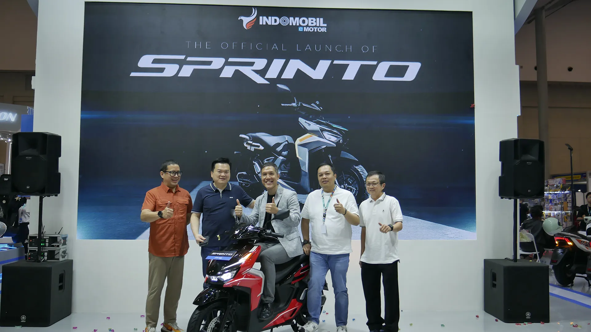Indomobil eMotor Sprinto Resmi Meluncur di GJAW 2025: Desain Sporty Dan Bertenaga Dijual Cuma Segini